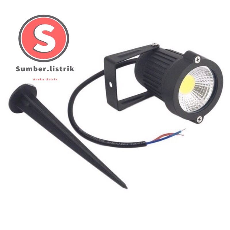 lampu taman led COB 5w putih /warm white/  lampu taman led sorot 5w/ tancap Aluminum