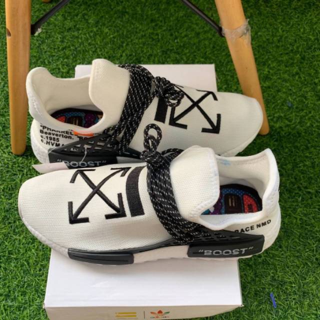 Sepatu Adidas NMD Hu Pharell x Offwhite