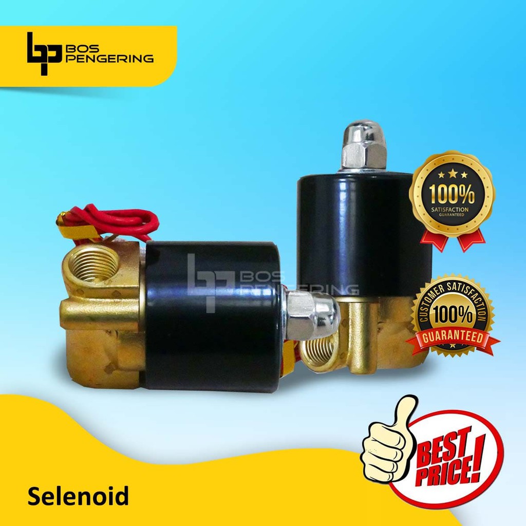 Selenoid 1/4 - Water Valve - Pressure Switch Air Solenoid Kualitas Terbaik