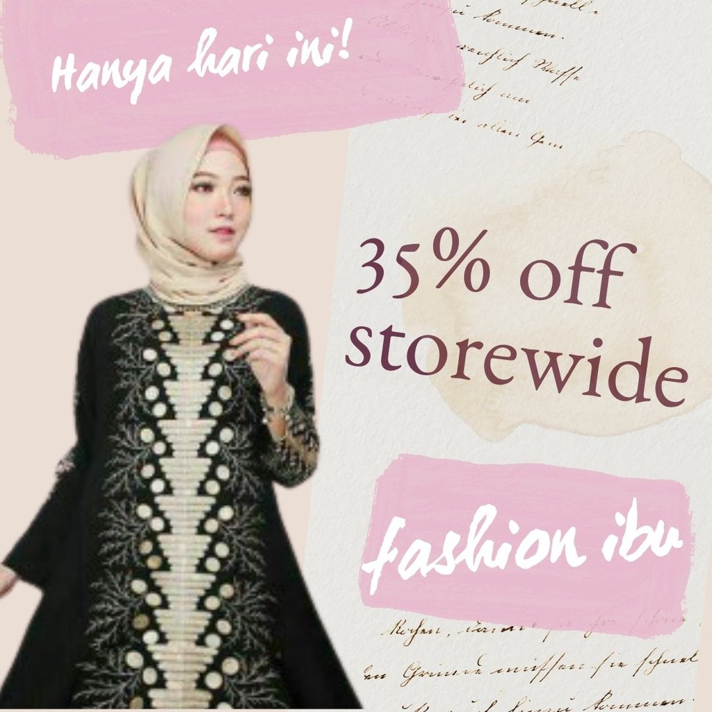 Gamis Abaya Hitam Arab Dubai Terbaru Baju Muslim Abaya Bordir Gamis