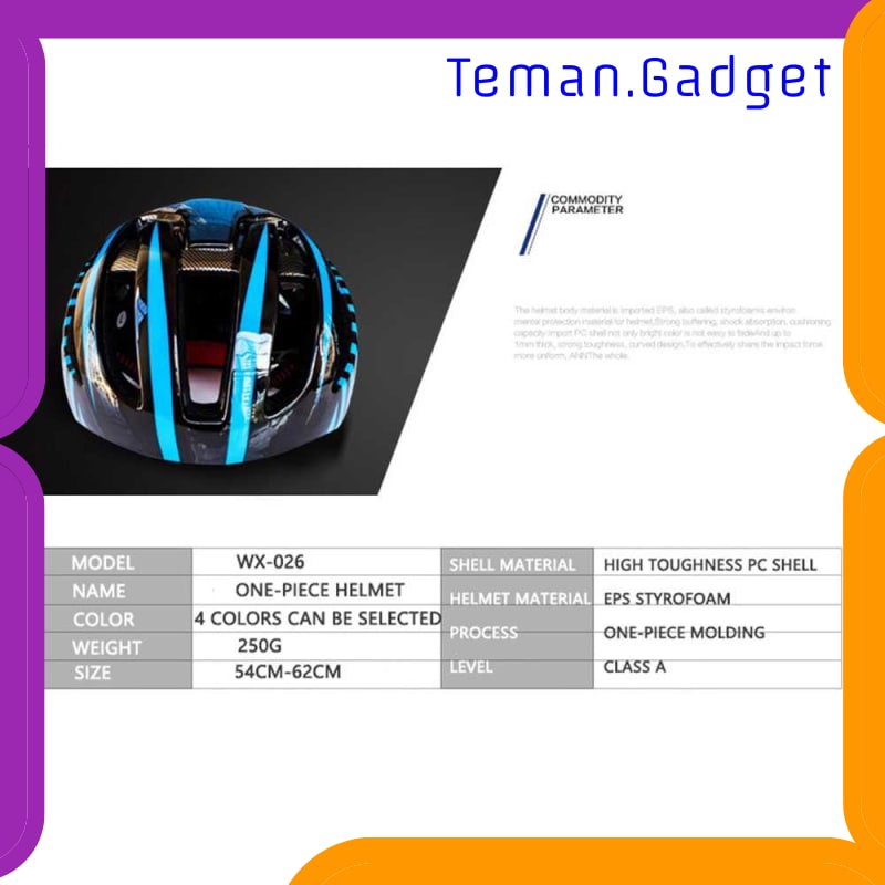 TG-IB682 ZTTO HELM SEPEDA EPS BIKE HELMET STYROFOAM PC - WX-026