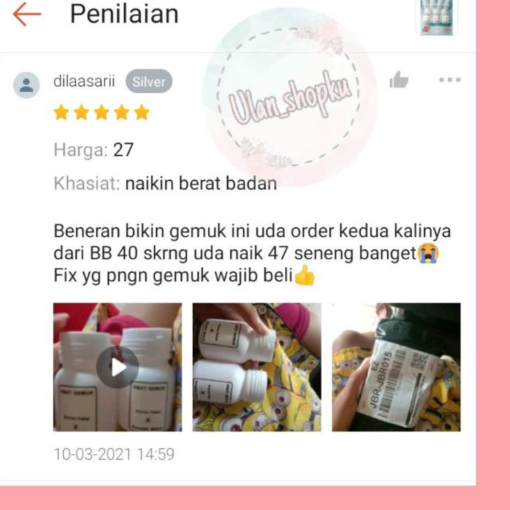 Terlaris [ ORIGINAL 100% ] Obat Gemuk Farmasi 7VI