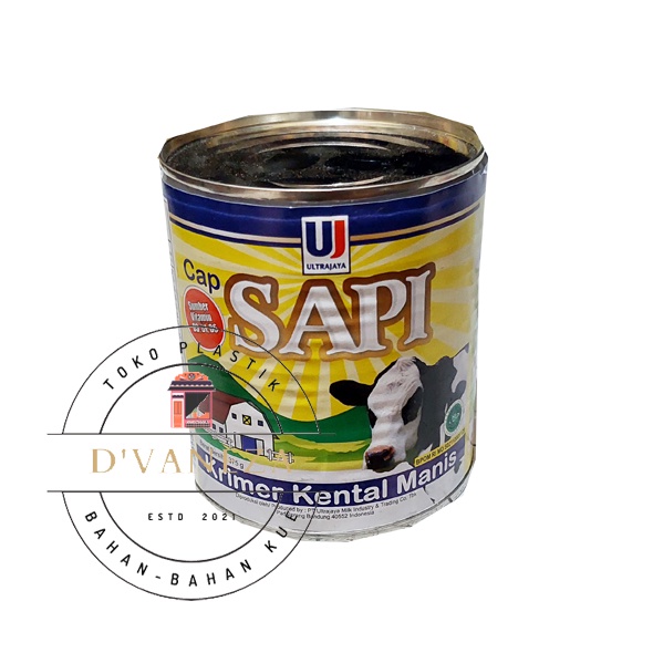 

Ultra Susu Kental Manis / SKM Cap Sapi Krimer Putih / Coklat 375gr Ultra Jaya