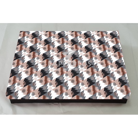 

Kotak Kado / Kotak Hadiah / Gift Box Persegi Hologram Pohon Bunga Salju
