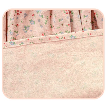 STELAN ANAK/MODEL PINK BUNGA KERUT JEANS FOR KIDS COTTON 100-140