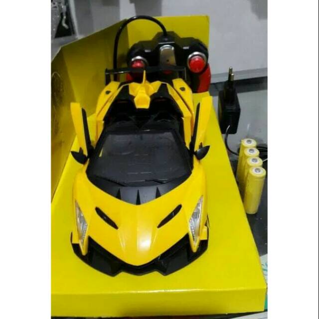Rc Lamborghini Top Speed ,skala 1:18 ,Baterai cas