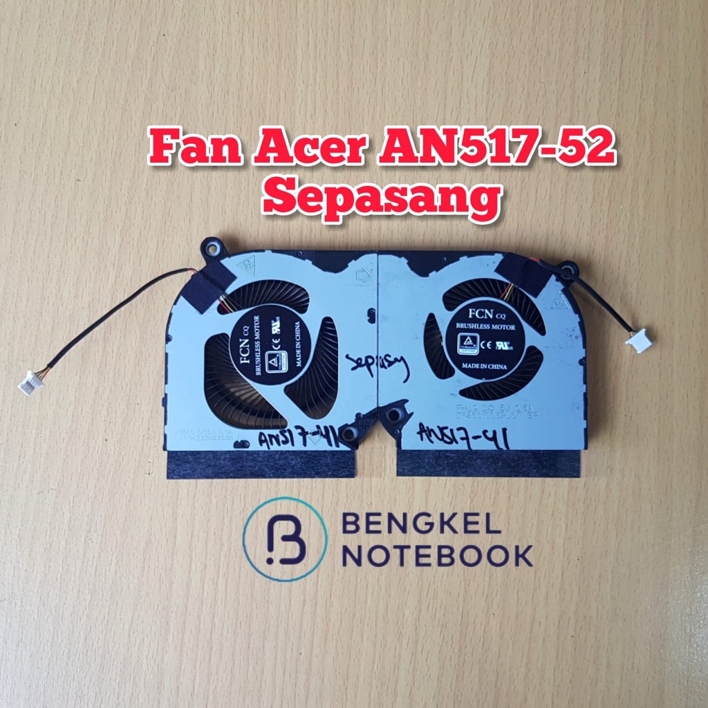 Cooling Cooler Fan Kipas Acer Nitro 5 AN517-41 AN517-52 AN515-55 PH315-53  AN517-52 AN515-44 AN515-55 AN515-56 AN515-57 PH315-52 PH317-53 AN515-45 SEPASANG