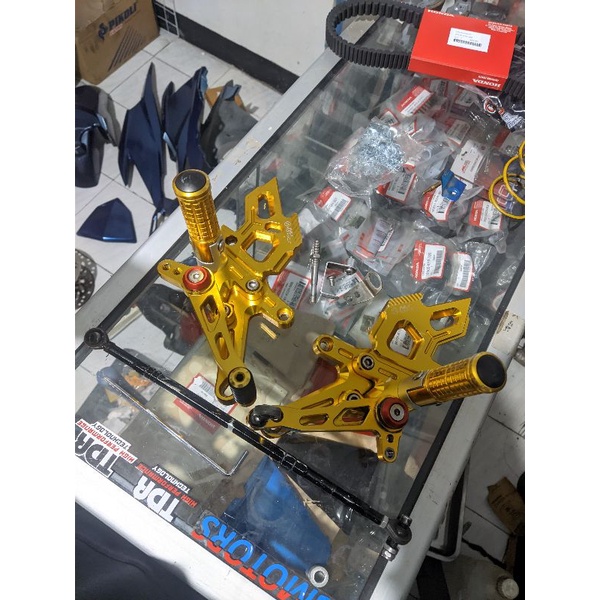 footstep underbone nui adjustable pnp rangka cbr 150 nsr 150