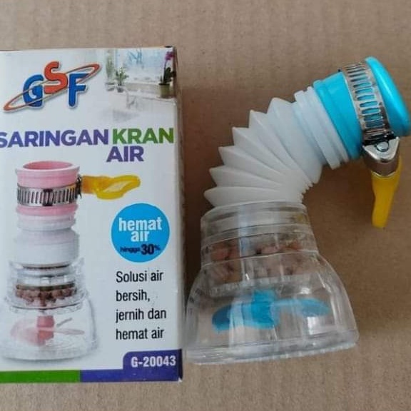 SARINGAN KRAN AIR GSF / SAMBUNGAN KERAN AIR DENGAN FILTER KLEM KEPALA KERAN WASTAFEL / SARINGAN KRAN AIR GSF 20043 / GSF G20043 / GSF G-20043