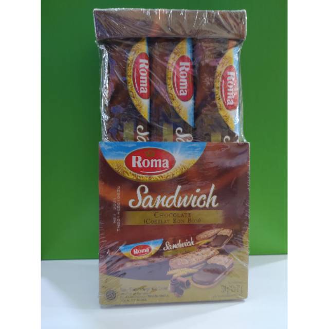 

Roma Sandwich Coklat 2 Pcs x 27 gr #CNS