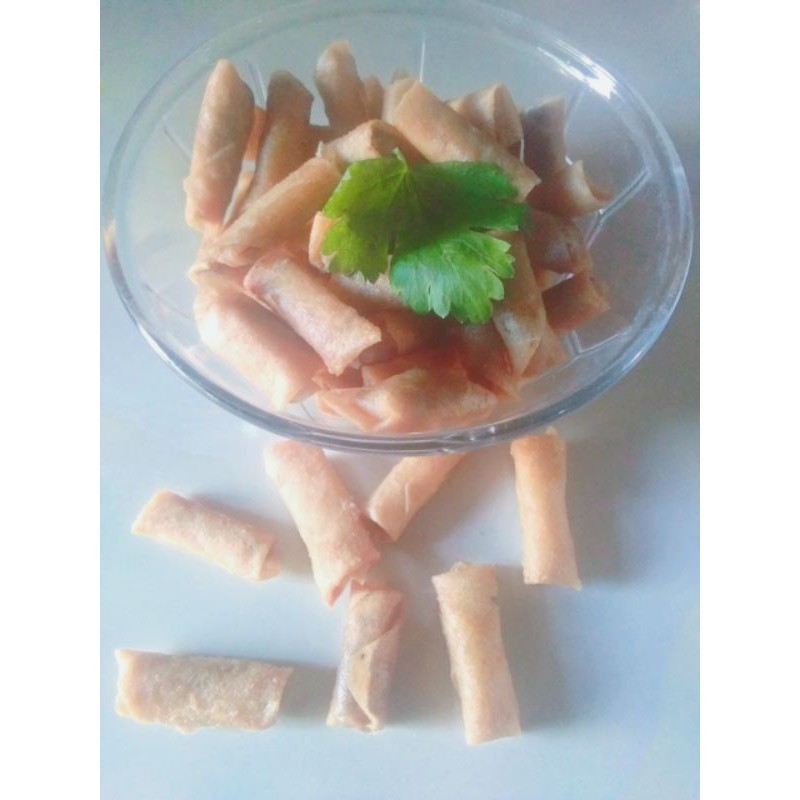 

lumpia mini isi abon sapi