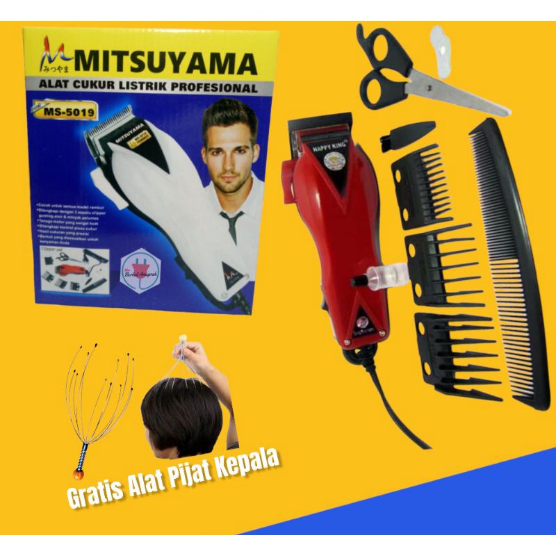 Alat Cukur Rambut elektrik / mesin cukur rambut mitsuyama