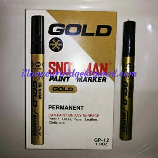 

Limited Spidol Snowman Paint Marker Gold (1Losin) Bagus