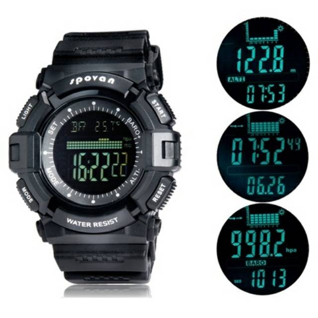 Jam tangan outdoor - jam tangan altimeter - jam tangan sport - jam tangan barometer