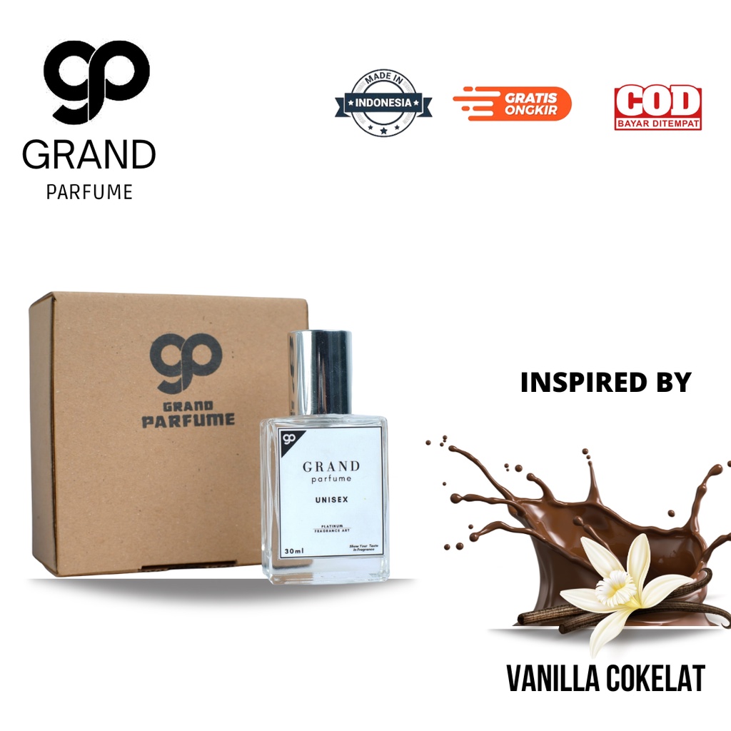 Grand Inspired Parfume Vanilla Cokelat Farfum Vanila Coklat Minyak Wangi Pria & Wanita Parfume Tahan