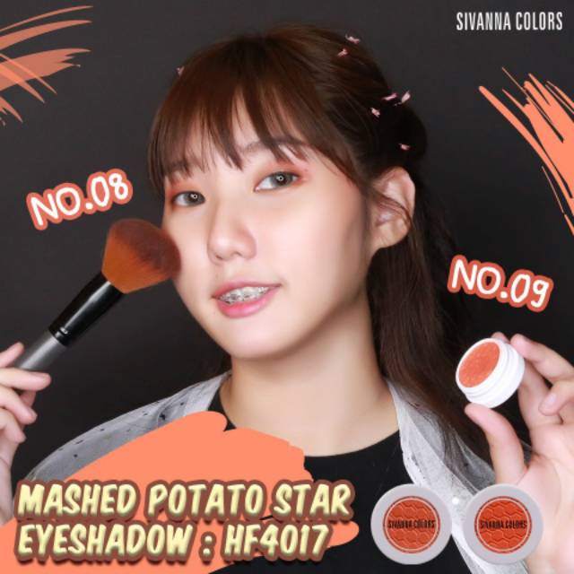 SIVANNA COLORS Mashed Potato Star Eye Shadow #HF4017 Thailand / Eyeshadow / Metalic / Glowing