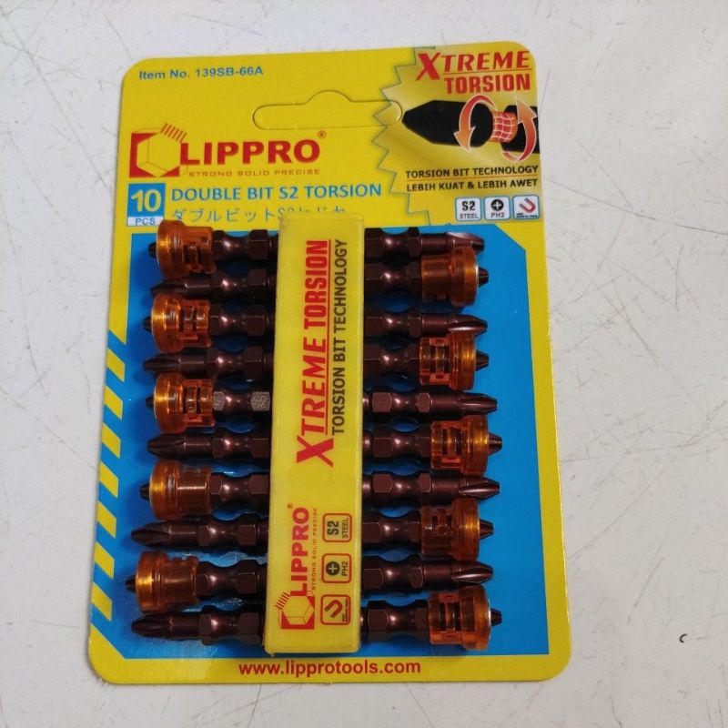 mata obeng gipsum+pengaman 2x65 Lippro