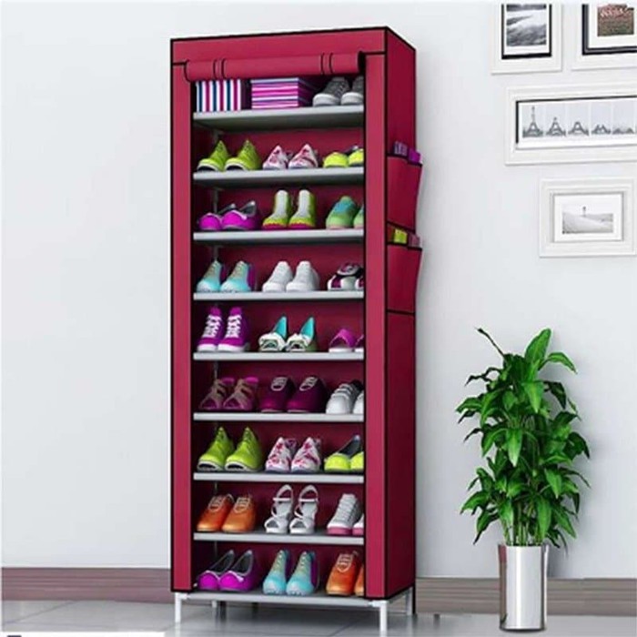  RAK  SEPATU  10 TINGKAT SHOE RACK TEMPAT  SANDAL  MURAH 