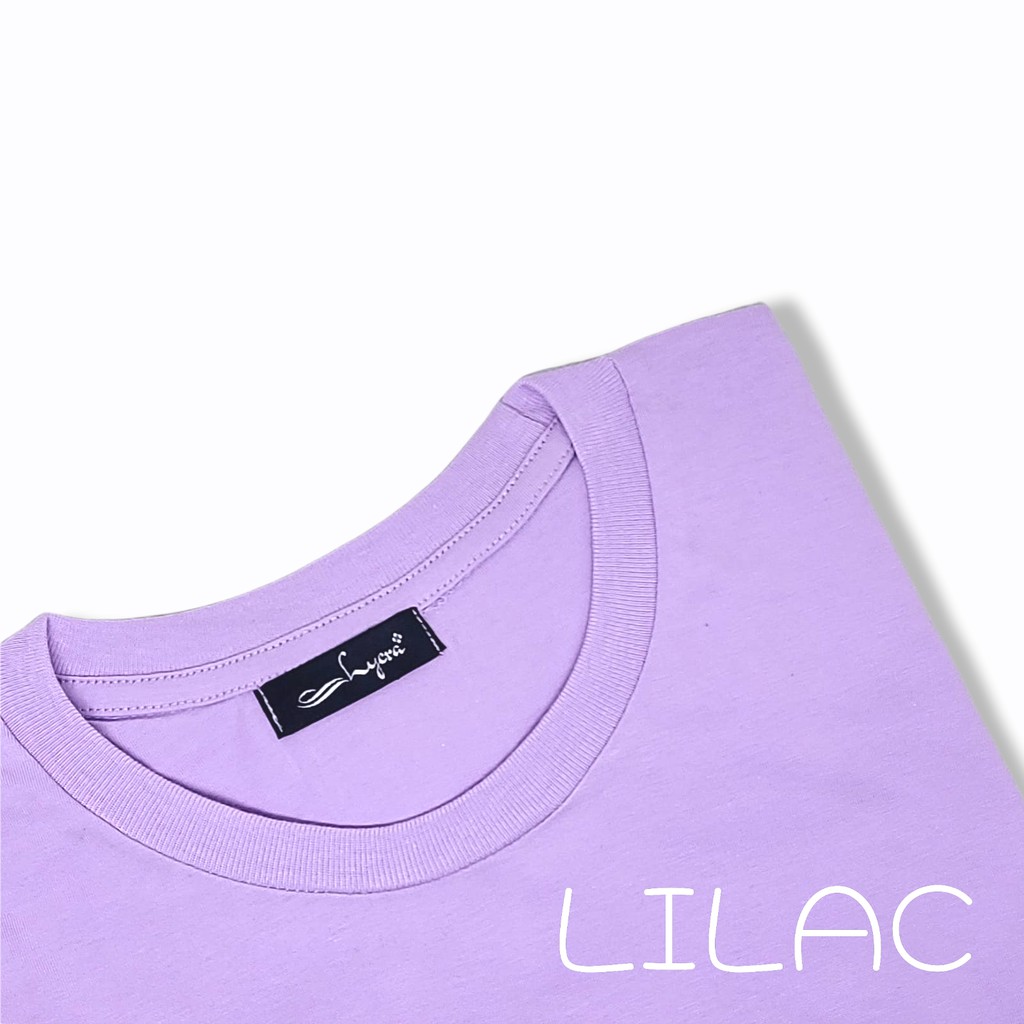 [CYC | COD] REAPICT | Kaos Basic Oversize Top XXL | Cotton Combed | Atasan Trend Wanita Murah Best Seller-Lilac