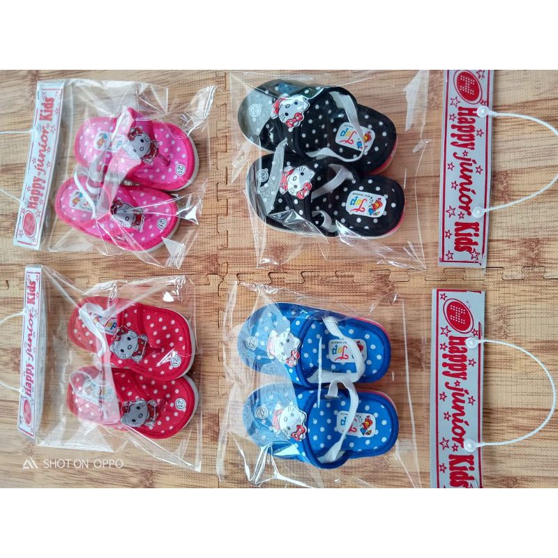 [0-2th] SANDAL BABY BUNYI POLKADOT / SANDAL PREWALKER BAYI PEREMPUAN / SANDAL PREWALKER BUNYI CITCIT