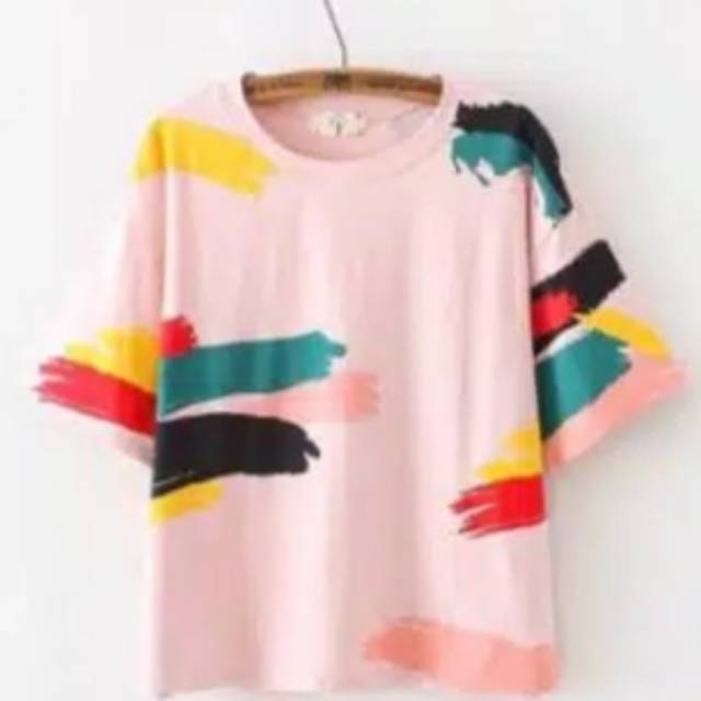 

Paint Shirt Pink