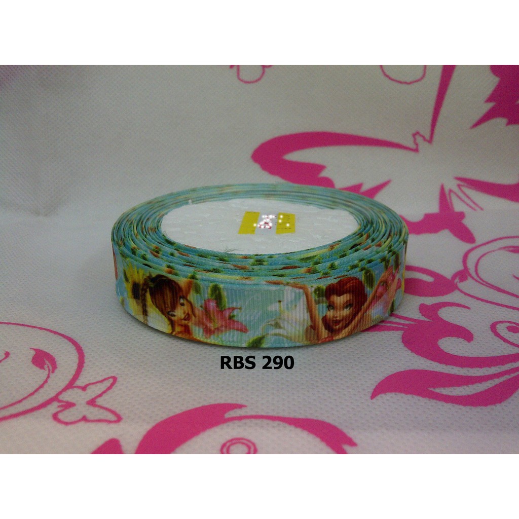 

[10 YARD] PITA GROSGRAIN MOTIF TINKERBELL SALE RBS 290