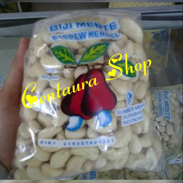 

Kacang Mete / Kacang Mede Mentah Kwalitas Super Unggul 500gr