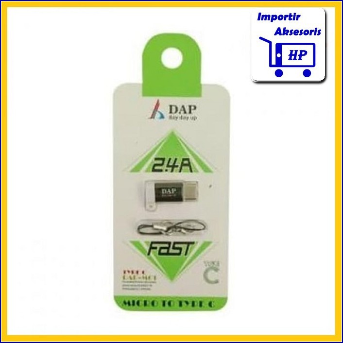 Kabel data DAP M01C Converter Micro to TypeC Fast Data 2.4A KD031