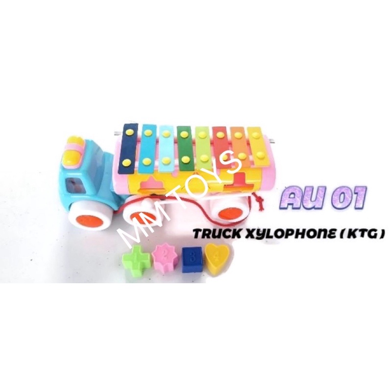 Mainan Edukasi Anak Truck Xylophone AU01 /Mainan Alat Music Anak