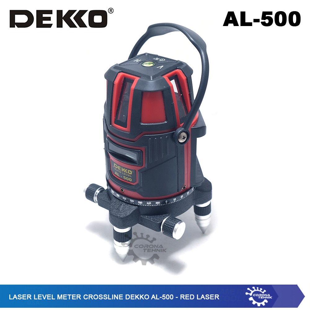 Dekko AL-500 - Red Laser - Laser Level Meter Crossline