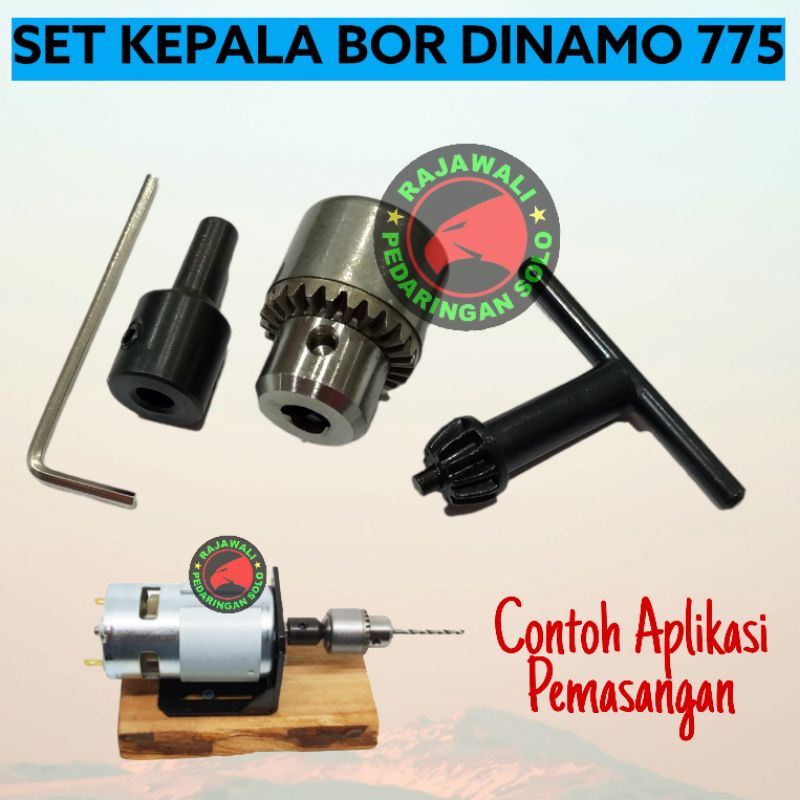 SET KEPALA BOR UNTUK MOTOR DINAMO DC 775