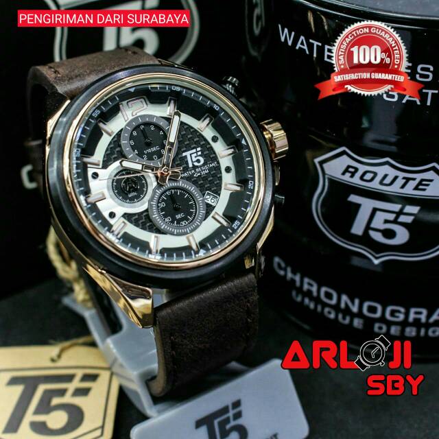 JAM TANGAN PRIA T5 H3704 CHRONOGRAPH ORIGINAL TAHAN AIR