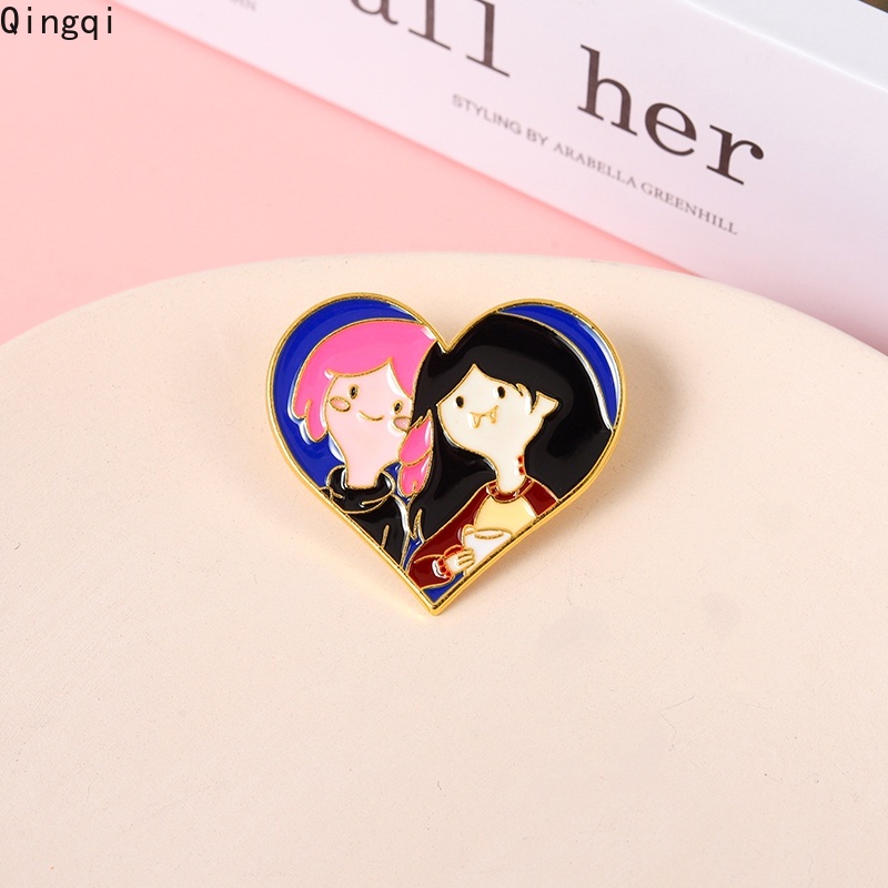 Bros Pin Enamel Bentuk Kartun Princess Bubblegum Untuk Hadiah