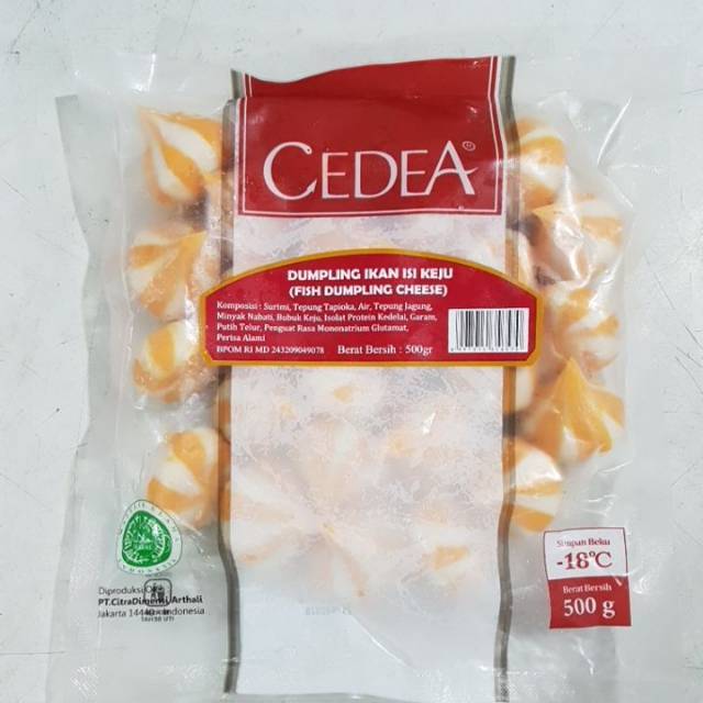 

CEDEA FISH DUMPLING CHEESE 500GR