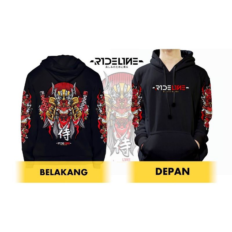 HOODIE SUNMORI RIDELINE SAMURAI GIRL DEVIL MASK