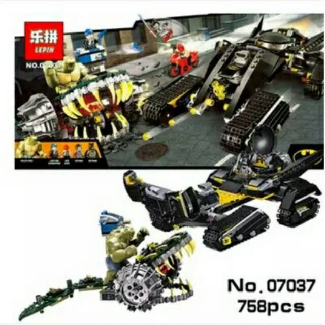 Lego super heroes ; batman : killer croc sewer smash lepin 07037