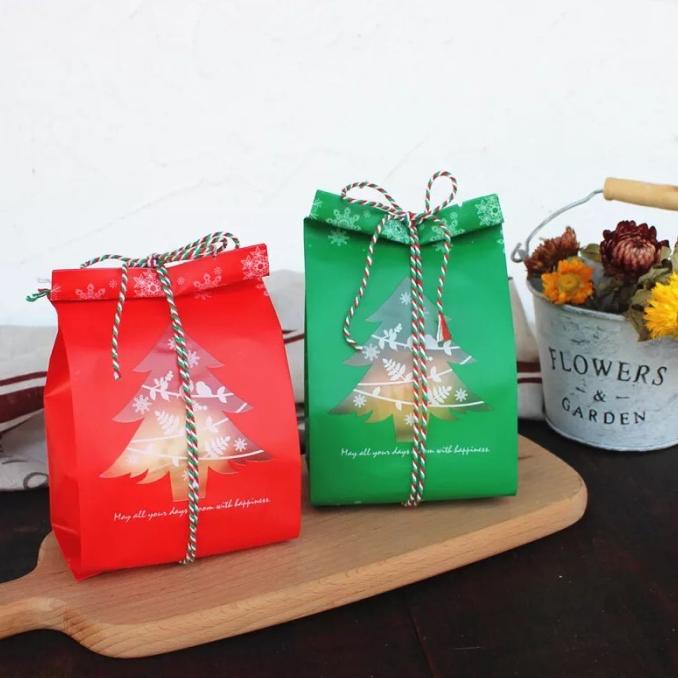 

Silahkan Order] Plastik Christmas tree Plastik packing natal cookies hadiah natal
