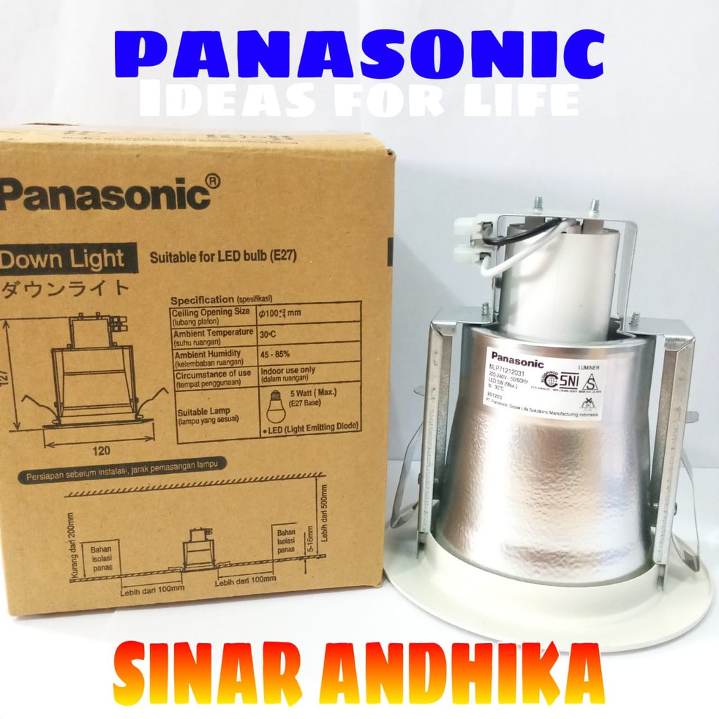 DOWNLIGHT L SERIES COOL WHITE FROSTED 3 INCH PANASONIC NLP 71212