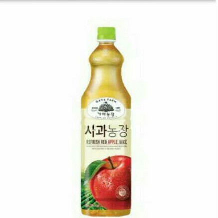 

woongjin apple flavour drink 1,5 lt - minuman sari buah apel