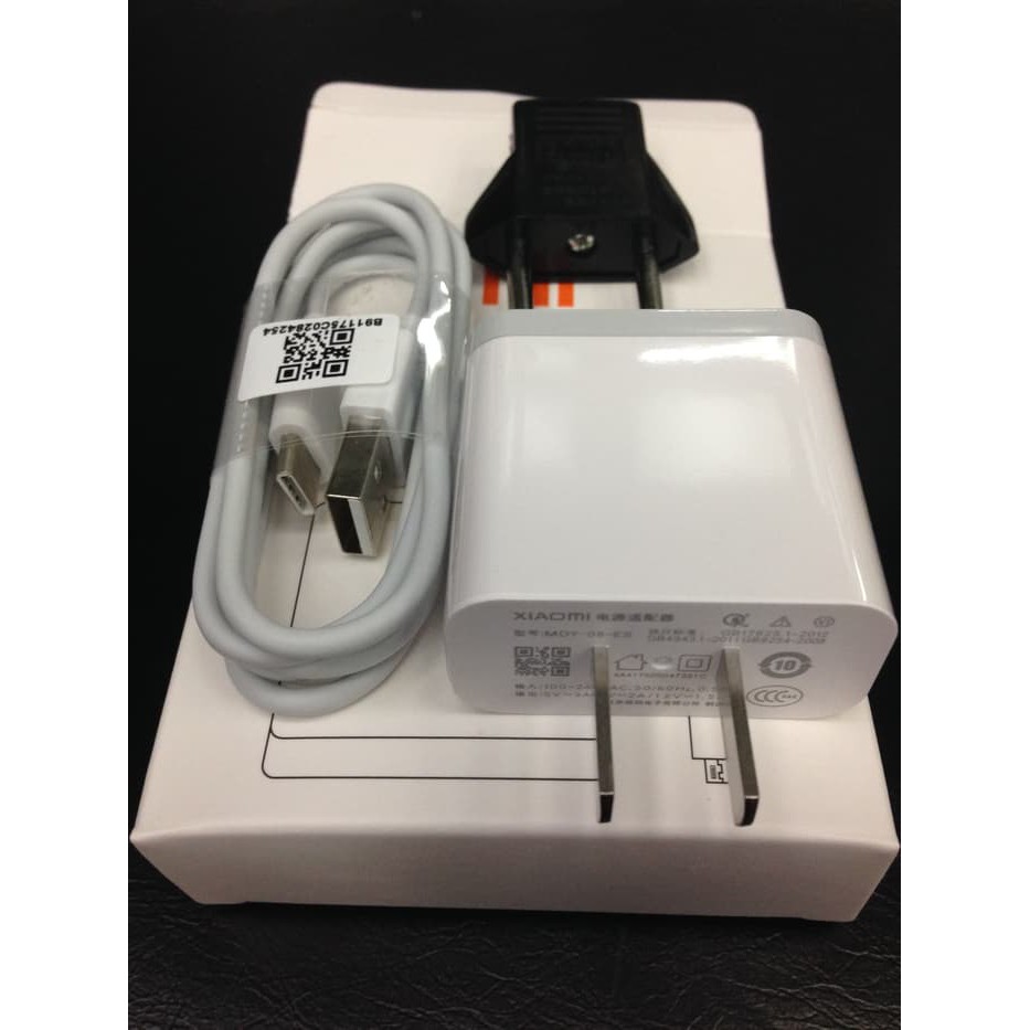 [termurah] Quick Charger Xiaomi Mi6 Type C Original Model Japan Gepeng