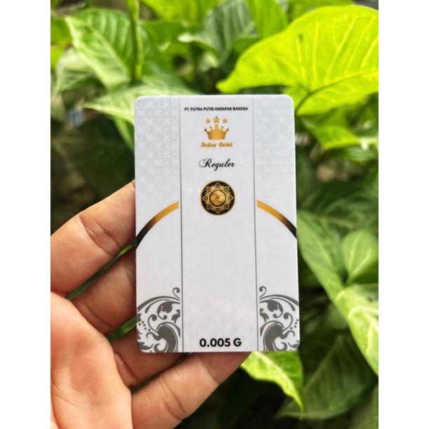 Baby Gold Emas Mini Logam Mulia 0.005 gram