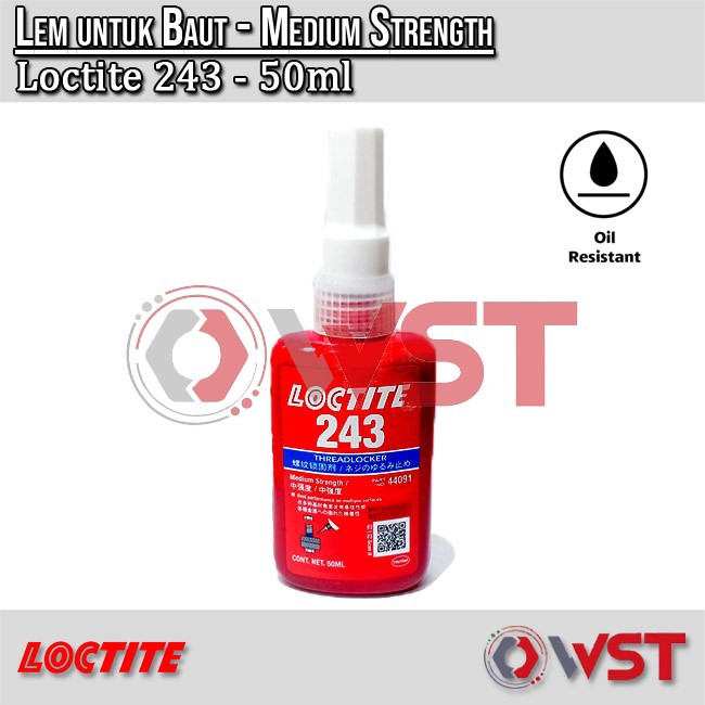

LEM LOCTITE 243 THREADLOCKER