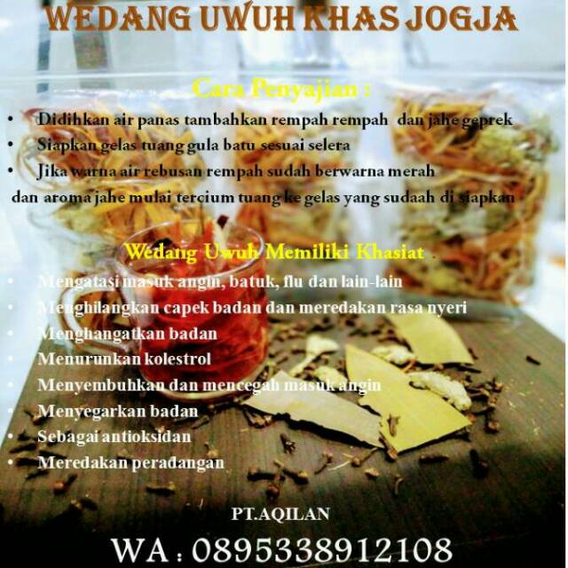 

WEDANG UWUH KHAS JOGJA PT.AQILAN