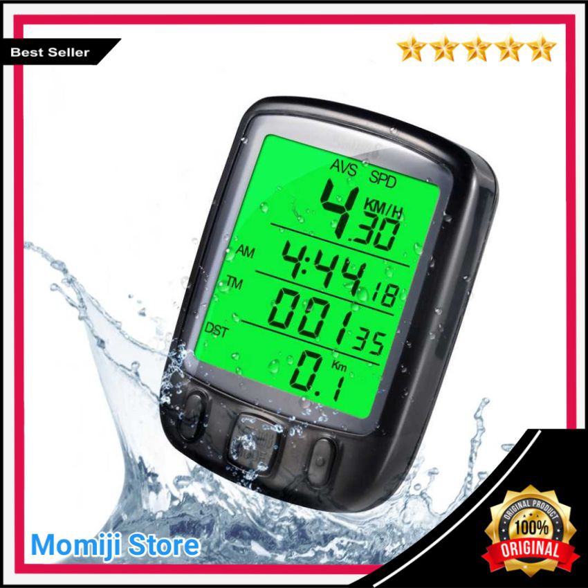 Speedometer Sepeda Backlight LCD Mtb Bike