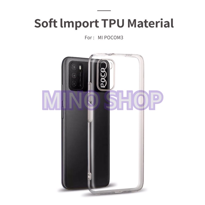 SOFTCASE TRANSPARAN POCOPHONE POCO M3 PREMIUM CLEAR SOFT CASE