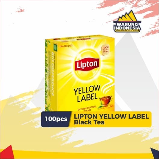 

(BISA COD) Black Tea Lipton Yellow Label 100pcs