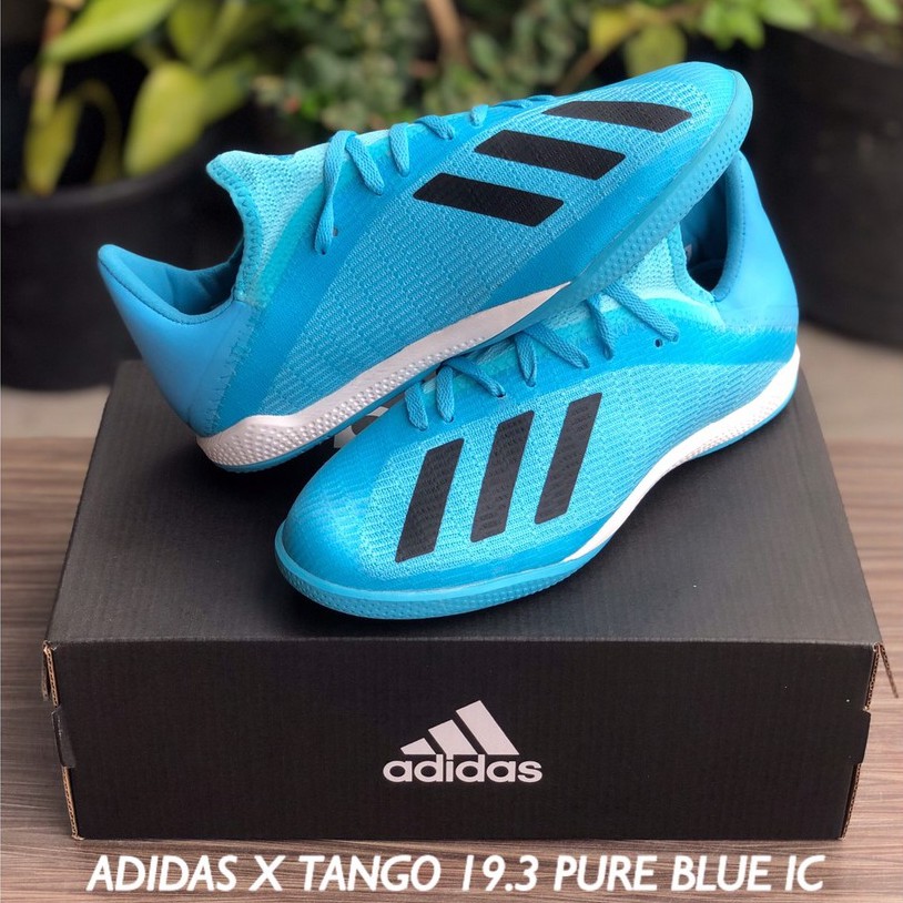 SEPATU FUTSAL ADIDAS X TANGO 19.3 PURE BLUE IC | Shopee Indonesia