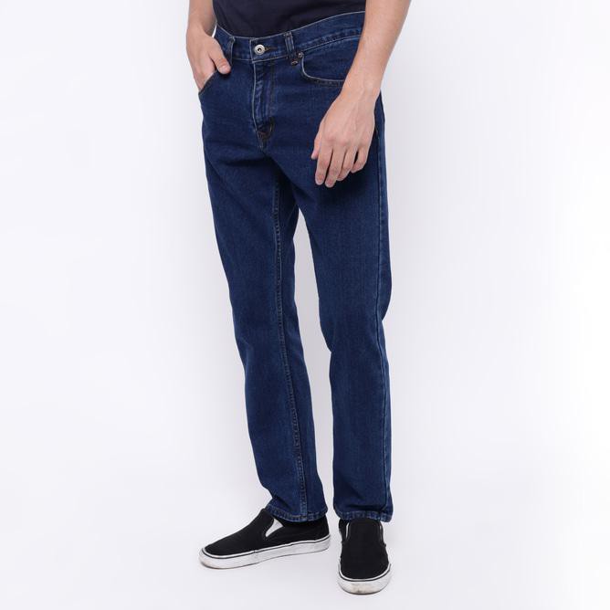 Edwin Celana Jeans Slim Fit Pria Panjang Biru Roma 04 - Biru, 27