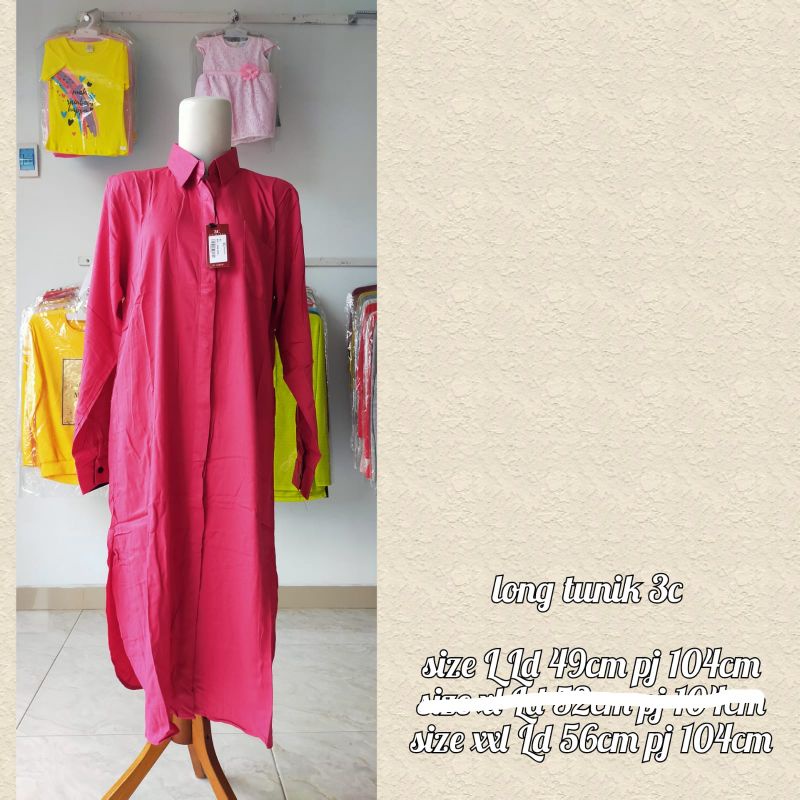long tunik 3c polos