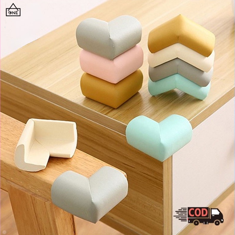 COD❤️Pelindung Siku Sudut Meja Silicone Corner Protector Sticker Corner Guard Baby Safe Silicone Cushion Protector Table